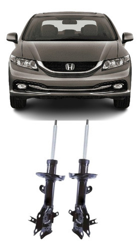 Kit X2 Amortiguador Delantero Honda Civic Año 2014 0