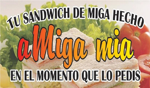 Sandwich Miga Jamon Y Queso 48u 6x9 Envío Gratis Caba Leer! 1