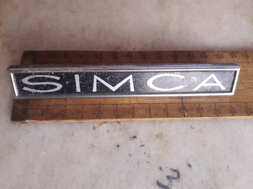 Simca, Par,anagramas,insignias,13cm C/u. 0