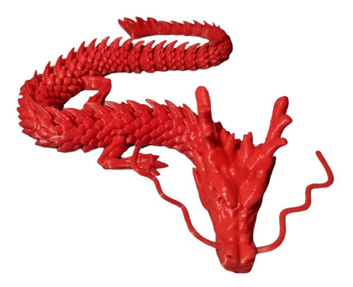 Dragón Articulado 3d Colores Regalo Juguete Deco Chino 1
