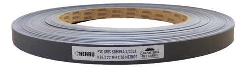 Tapacanto Rehau Pvc Gris Sombra 0,45 Mm X 22 Mm X 50m Egger 0