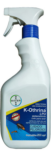 Mata Cucaracha K Othrina Lpu X 500 Cc Listo Para Usar Bayer 0
