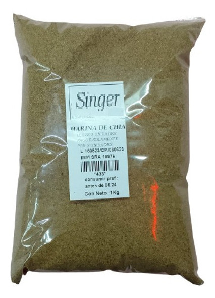Harina De Chia 1kgr. Lleve 3 Pague 2 0