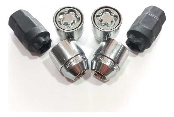 Kit Tuercas Antirrobo Cromadas Ford Fiesta Kinetic C/girator 0 Kit Tuercas Antirrobo Cromadas Ford Fiesta Kinetic C/girator 0