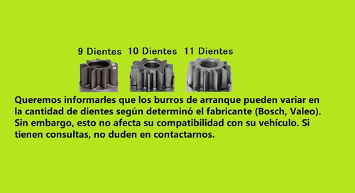 Burro Motor De Arranque Chevrolet Corsa 1.8 Tipo Valeo 1