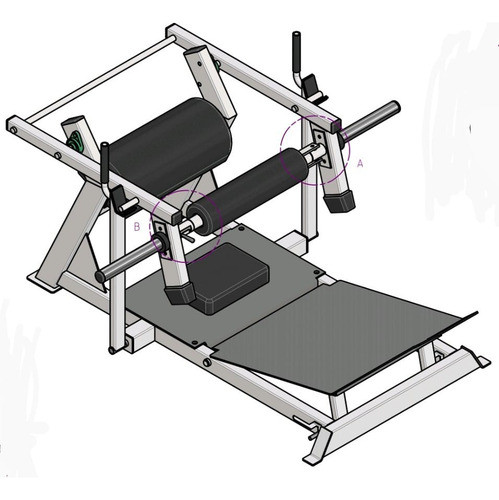 Plano Para Fabricar Maquina De Gym Hip Thrust Arsenal 0