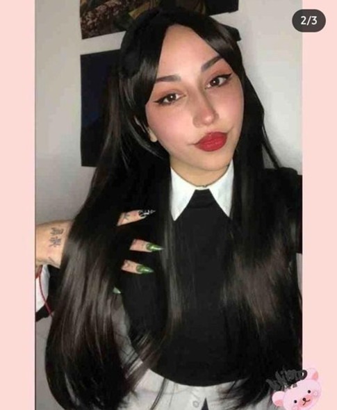 Peluca Similnatural Negra Cosplay Spyxfamily 1 Peluca Similnatural Negra Cosplay Spyxfamily 1
