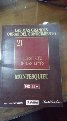 Libro El Espíritu De Las Leyes Montesquieu 0