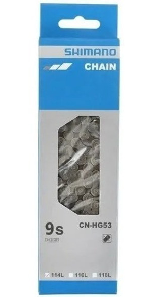 Cadena Shimano Hg53 9v 116 Esl Ruta Mtb Alivio Sora Deore 1 Cadena Shimano Hg53 9v 116 Esl Ruta Mtb Alivio Sora Deore 1