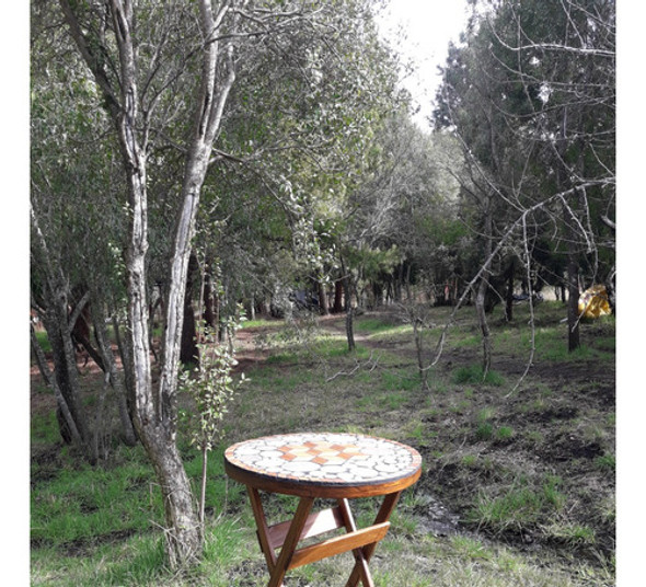 Mesa Madera Plegable Con Mosaico Artesanal Simil Madera 1