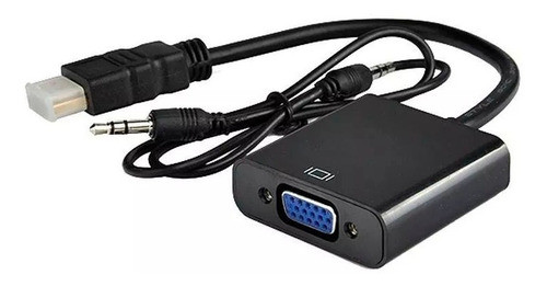 Cable Conversor Hdmi A Vga Full Hd Audio 0