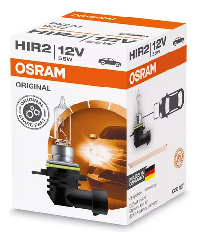 Lampara Osram Hir2 9012 Original Halogena 55w 12v Px22d 1