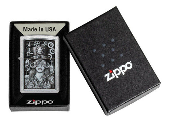 Encendedor Zippo Modelo 48387 Steampunk Design Garantia. 1