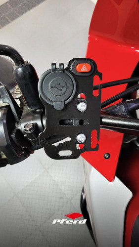 Tablero Universal Moto + Balizas + Toma Usb - Pferd® 1