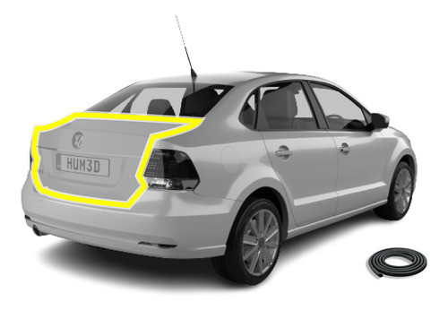 Burlete De Baúl Volkswagen Vento Por Unidad 0