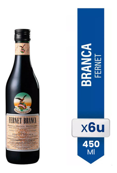 Fernet Branca Fratelli Aperitivo Bebida Pack X6 - 01almacen 0 Fernet Branca Fratelli Aperitivo Bebida Pack X6 - 01almacen 0