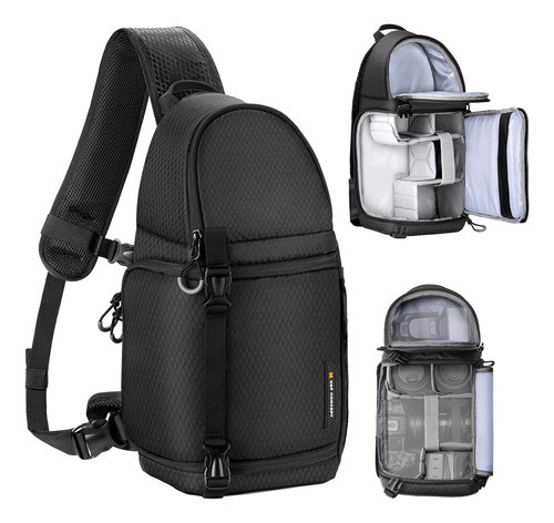 Bandolera Para Camara Nikon D5600 / D5300 Negra Impermeable 0