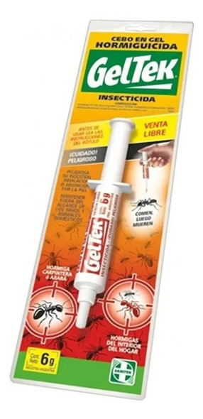 Cebo En Gel Contra Hormigas 6g Geltek : Hojarasca Plantas 1