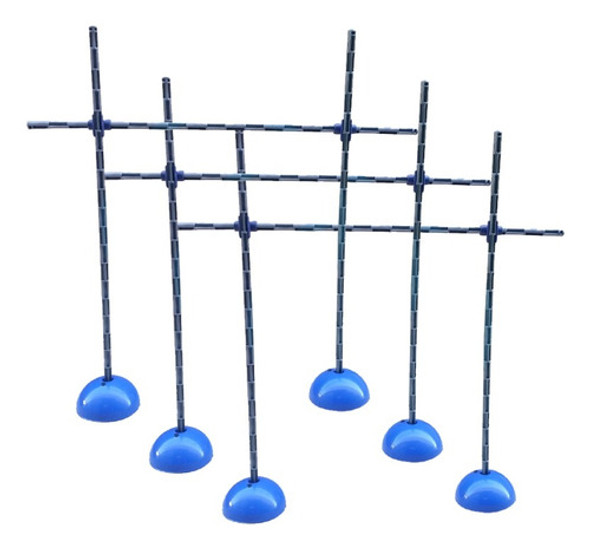 3 Vallas Baston Regulable Irrompible Base Rellenable Salto P 0