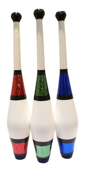 Clavas Zyko Decoradas Set X 3 - Malabares Bazar De Magia 0