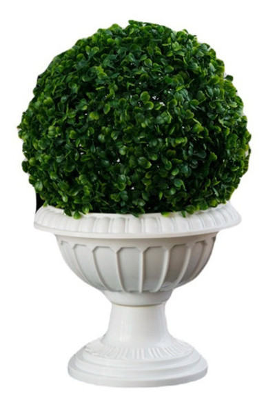 Copon Romano 22cm Plastico + Esfera 33cm Topiario 0 Copon Romano 22cm Plastico + Esfera 33cm Topiario 0