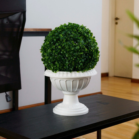 Copon Romano 22cm Plastico + Esfera 33cm Topiario 1 Copon Romano 22cm Plastico + Esfera 33cm Topiario 1