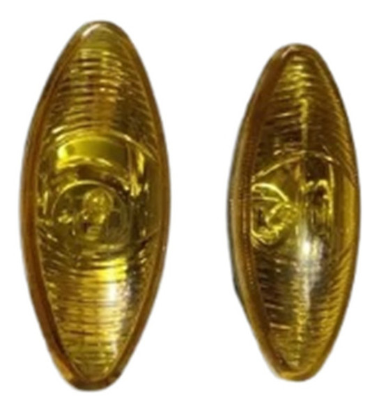Faro Caminero Universal 118mm Oval Ambar Juego C/lamp 0 Faro Caminero Universal 118mm Oval Ambar Juego C/lamp 0