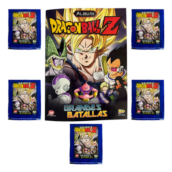 1 Album +100 Sobres Figuritas Dragon Ball Z Grandes Batallas 0 1 Album +100 Sobres Figuritas Dragon Ball Z Grandes Batallas 0