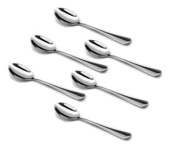 Cucharas Café Expreso Demitasse 12cm Acero Inoxidable 6 Unid 0