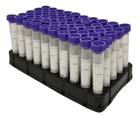 Tubo 13x75 Con Edta K3 2ml X50 Unidades 1