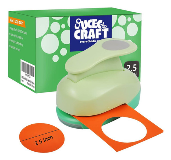 Perforadora Ucec Circular De 6.35cm Para Bricolaje 0