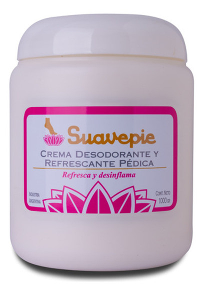 Crema Desodorante Y Refrescante Pédica Suavepie X1kg 0