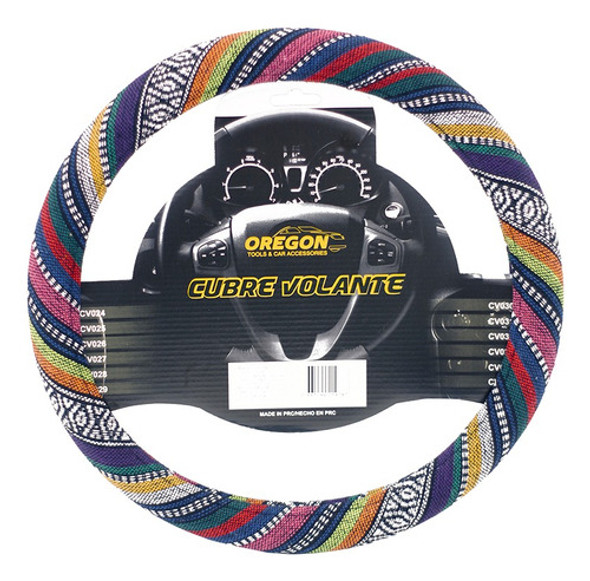 Cubre Volante Hippie Chic Tela Bordada 0