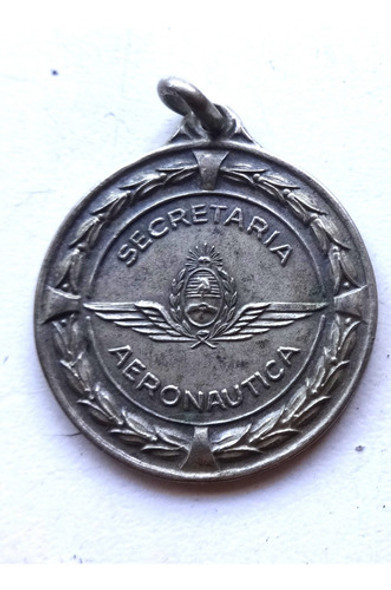 Medalla Militar Aviacion Aeronautica 1960 Avion Fuerza Aerea 0