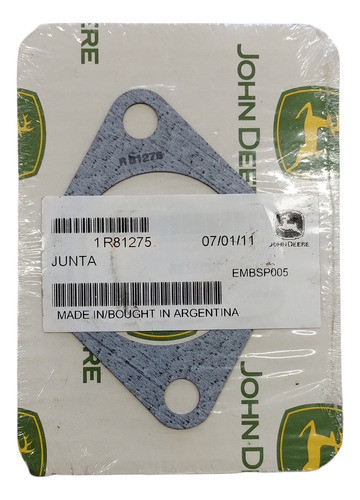 Junta De Admision Maquinaria J.deere R81275 0