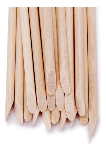 Palitos Naranjo Uñas Cutículas Manicura X4 Unidades 1