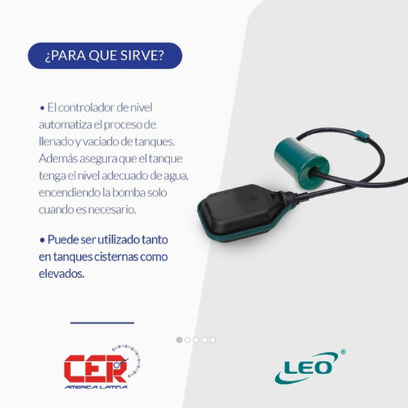 Flotante Automatico Control Nivel De Agua Tanque Leo 3 Mts 1