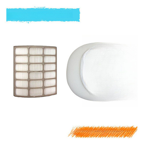 Hepa, Espuma Y Filtro De Fieltro Para Tiburón Nv70, Nv80, Nv 0