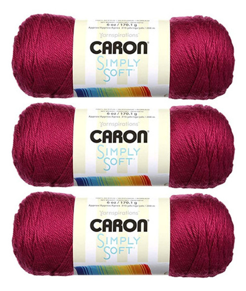Caron Bulk Buy - Simply Soft - Ovillo De Lana (3 Unidades),. 0 Caron Bulk Buy - Simply Soft - Ovillo De Lana (3 Unidades),. 0