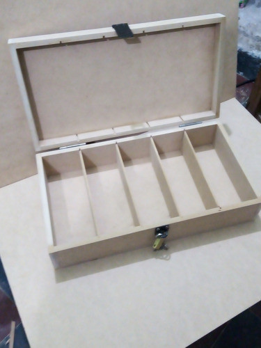Caja De 5 Divisiónes Con Candado Y Dos Llaves, 37 X 20 X 9 1