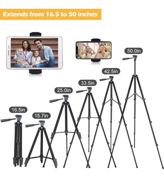 Tr Pode Ajustable Extensible Para Smartphone Y Tablet De 1