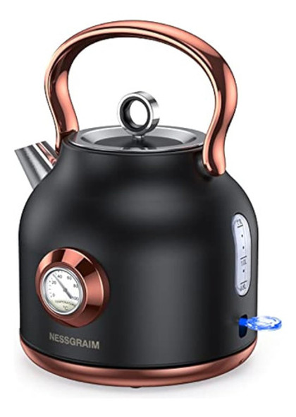 Nessgraim Hervidor Eléctrico Retro, Hervidor De Té 0