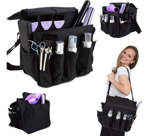 Bolsa De Peluquera Para Viajes, Bolsa De Herramientas De Pel 0