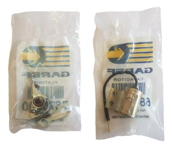 Platino + Condensador Distribuidor Garef Fiat 600 D - E - R 0 Platino + Condensador Distribuidor Garef Fiat 600 D - E - R 0