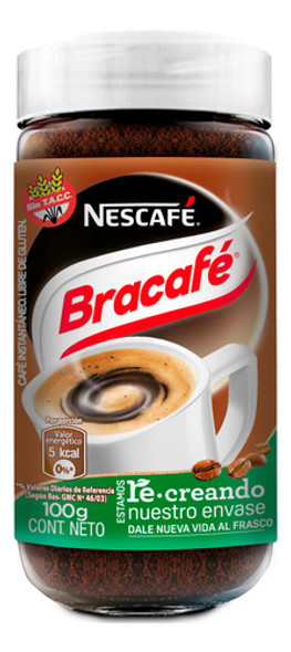 Café Instantáneo Bracafé 100 Grs. 0 Café Instantáneo Bracafé 100 Grs. 0