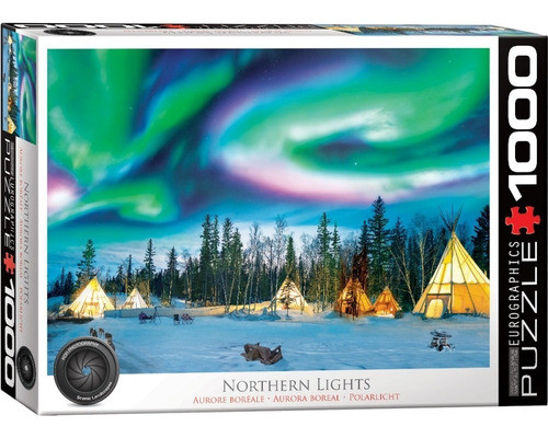 Puzzle 1000 Piezas Northen Ligths Yelloknif - Eurographics 0