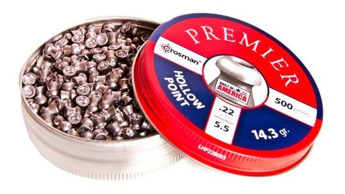 Balines Crosman Cal. 5,5 Punta Hueca Hollow 500u Usa 14,3gr 0