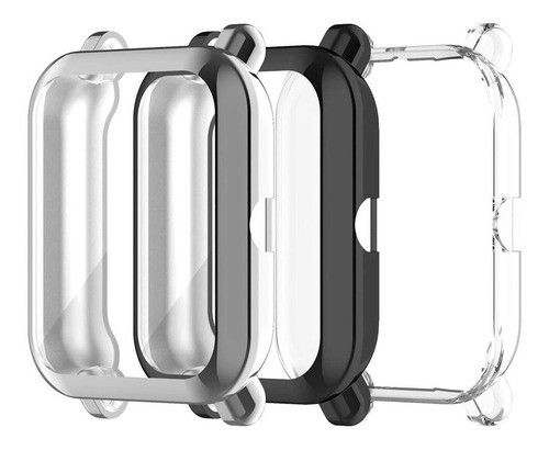 Protec. Pantalla Carcasa Amazfit Gts 2 Mini/bip U Pro Pack 3 0