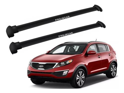 Barras De Techo Kia Sportage 2012-2015 Negra 0