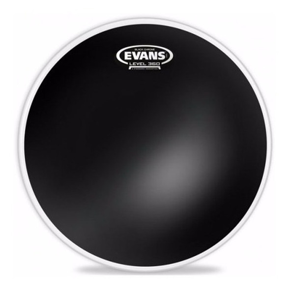 Set De Parches Evans Black Chrome 13 Y 14 Para Batería 0